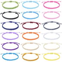 Fashion Create Wax Cord Bracelets, handmade, Bohemian style & Unisex & adjustable, more colors for choice, Length:Approx 15-25 cm, Sold By PC