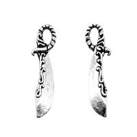 Tibetan Style Pendants, Sword, antique silver color plated, DIY, nickel, lead & cadmium free, 24x6mm, Sold By PC