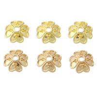 Brass Bead Cap, plated, fashion jewelry & DIY, more colors for choice, 7x7x3mm, Sold By PC