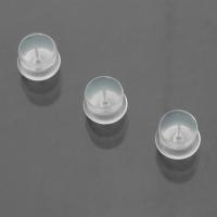 Rubber Ear Nut Component, Silicone, fashion jewelry & DIY, 5x5x5mm, Sold By PC