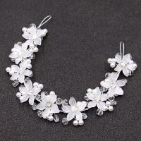 Headband Zinc Alloy with Crystal & Plastic Pearl fashion jewelry & for woman white nickel lead & cadmium free Sold By PC