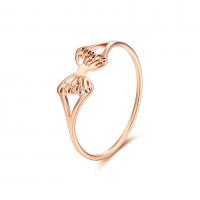Stainless Steel Finger Ring 304 Stainless Steel Butterfly polished fashion jewelry & for woman Sold By PC