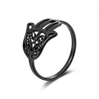 Rustfrit stål fingre Ringe, 304 rustfrit stål, poleret, mode smykker & forskellig størrelse for valg & for kvinde, flere farver til valg, 1.70x21mm, Solgt af PC