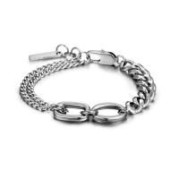Titanium Steel Bracelet & Bangle, polished, fashion jewelry & different length for choice & Unisex, original color, Sold By PC