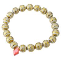 Bracelets Acrylique, Impression, bijoux de mode & pour femme, deux couleurs différentes, 8x13x4.50mm, Vendu par 8 pouce brin