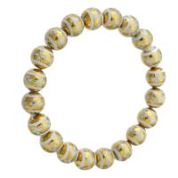 Акриловые браслеты, Акрил, Печати, ювелирные изделия моды & Женский, два разных цвета, 10x10mm, Продан через 8 дюймовый Strand