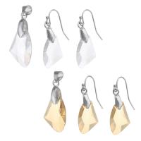 Crystal Jewelry Sets pendant & earring 316 Stainless Steel with Crystal 2 pieces & fashion jewelry & for woman Sold By Set