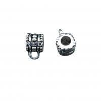 Zinc Alloy Bail Beads Column antique silver color plated vintage & DIY nickel lead & cadmium free Approx Sold By Bag