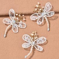 Children Hair Accessory, Tibetan Style, with Lace & Plastic Pearl, Dragonfly, fashion jewelry & for children & different styles for choice, nickel, lead & cadmium free, Sold By PC