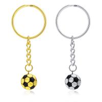 Stainless Steel Key Clasp, 304 Stainless Steel, Football, fashion jewelry, more colors for choice, 14.2*75mm,30mm, Sold By PC