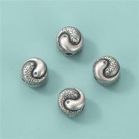 925 Sterling Silver Spacer Bead, vintage & DIY, 8.80mm, Hole:Approx 2.6mm, Sold By PC