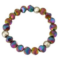Stainless Steel Jewelry Bracelet, 316 Stainless Steel, colorful plated, fashion jewelry & for woman, multi-colored, 9.50x10x10mm, Sold Per 8 Inch Strand