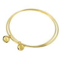 Stainless Steel Bangle, 316L Stainless Steel, Vacuum Ion Plating, 2 pieces & fashion jewelry & for woman, golden, 10x13x9mm, Inner Diameter:Approx 68mm, Sold By Set