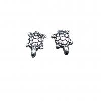 Zinc Alloy Animal Beads Turtle antique silver color plated vintage & DIY nickel lead & cadmium free Approx Sold By Bag