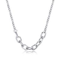 Stainless Steel Jewelry Necklace, 304 Stainless Steel, with 1.97inch extender chain, fashion jewelry & different styles for choice & for man, original color, Length:Approx 17.72 Inch, Sold By PC