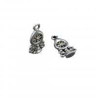 Zinc Alloy Pendants antique silver color plated DIY nickel lead & cadmium free Approx 2mm Approx Sold By Bag