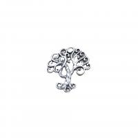 Zinc Alloy Pendants Tree antique silver color plated DIY & hollow nickel lead & cadmium free Approx Sold By Bag