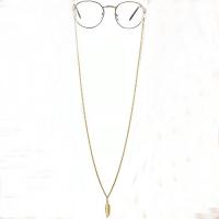 liga de zinco Corrente de Óculos, anti-derrapar & para mulher, Mais cores pare escolha, níquel, chumbo e cádmio livre, comprimento Aprox 75 cm, vendido por PC