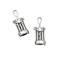 Zinc Alloy Pendants antique silver color plated DIY nickel lead & cadmium free Approx 2.5mm Approx Sold By Bag