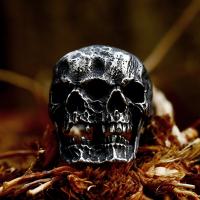 Stainless Steel Finger Ring, 304 Stainless Steel, Skull, polished, punk style & different size for choice & for man & hollow, US Ring Size:7-13, Sold By PC