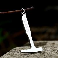 Stainless Steel Pendants 304 Stainless Steel hammer polished DIY & with letter pattern Sold By PC