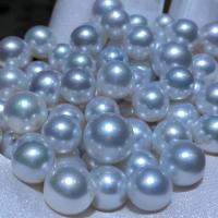 Akoya Cultured Sea Pearl Oyster Beads , Akoya Cultured Pearls, DIY & different size for choice, white, Sold By PC