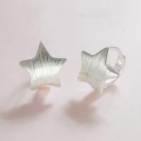 Brass Leverback Earring, Star, fashion jewelry & for woman, nickel, lead & cadmium free, 13x9mm, Sold By Pair
