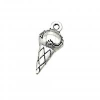 Zinc Alloy Pendants Ice Cream antique silver color plated vintage & DIY nickel lead & cadmium free Approx Sold By Bag