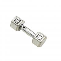 Zinc Alloy Tool Pendants Barbell antique silver color plated vintage & DIY nickel lead & cadmium free Approx Sold By Bag