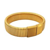 Bracelet d'acier titane, beignet, pour femme, plus de couleurs à choisir, 16mm, Longueur Environ 18 cm, Vendu par PC