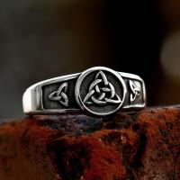 Stainless Steel Finger Ring 304 Stainless Steel polished vintage & for man US Ring Sold By PC