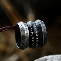 Stainless Steel Finger Ring Titanium Steel polished vintage & for man US Ring Sold By PC