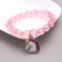 Children Bracelet & Bangle Acrylic plated fashion jewelry & enamel 22*21mm 8mm Length Approx 6.29 Inch Sold By PC