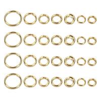 Rustfrit stål Open Ring, 304 rustfrit stål, forgyldt, du kan DIY & forskellig størrelse for valg, gylden, 1000pc'er/Bag, Solgt af Bag