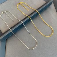 Brass κολιέ, Ορείχαλκος, με 5cm επεκτατικού αλυσίδας, επιχρυσωμένο, κοσμήματα μόδας & για τη γυναίκα, περισσότερα χρώματα για την επιλογή, νικέλιο, μόλυβδο και κάδμιο ελεύθεροι, Μήκος Περίπου 38 cm, Sold Με PC