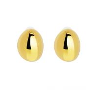 Brass Stud Earring plated fashion jewelry & for woman nickel lead & cadmium free 28mm Sold By Pair