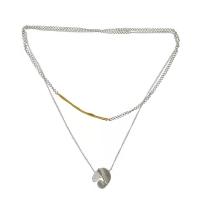 Sweater Chain Necklace, Brass, plated, Double Layer & fashion jewelry & for woman, more colors for choice, nickel, lead & cadmium free, Length:Approx 71 cm, Sold By PC