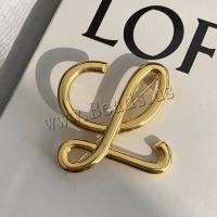 Fashion Brooch Jewelry, Brass, gold color plated, fashion jewelry & for woman, golden, nickel, lead & cadmium free, 28x9mm, Sold By PC