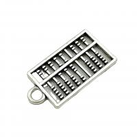 Zinc Alloy Pendants Abacus antique silver color plated vintage & DIY nickel lead & cadmium free Approx Sold By Bag