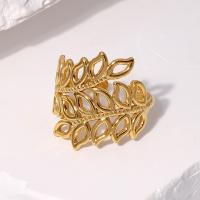 Rustfrit stål fingre Ringe, 304 rustfrit stål, forgyldt, mode smykker & for kvinde, flere farver til valg, Solgt af PC