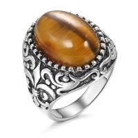 Cink Alloy Finger Ring, s Dragi kamen, pozlaćen, modni nakit & bez spolne razlike & različite veličine za izbor, više boja za izbor, nikal, olovo i kadmij besplatno, Prodano By PC