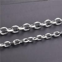 Stainless Steel Oval Chain, 304 Stainless Steel, DIY, 0.80x3.80x5mm, 100m/Lot, Sold By Lot