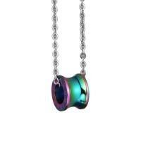 Zinklegierung Schmuck Halskette, Zylinder, unisex, frei von Nickel, Blei & Kadmium, 11x15mm, Länge:60 cm, verkauft von PC