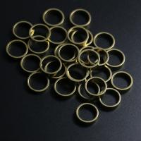 Colgantes de la joyería de cobre amarillo, metal, Donut, Bricolaje & hueco, 12x3x1mm, Vendido por UD