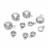 Stainless Steel Pendant Setting, 304 Stainless Steel, DIY & machine polishing & different size for choice & different styles for choice, original color, nickel, lead & cadmium free, 50PCs/Bag, Sold By Bag