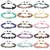 Gemstone Bracelets Natural Stone with Brass handmade & Unisex & adjustable Length Approx 15-30 cm Sold By PC
