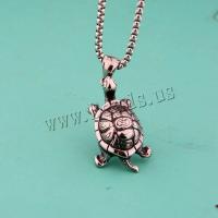 Stainless Steel Jewelry Necklace Titanium Steel Turtle & Unisex silver color Sold By PC