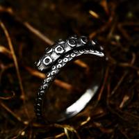 Titanium Steel Finger Ring, polished, vintage & different size for choice & for man, US Ring Size:6-11, Sold By PC