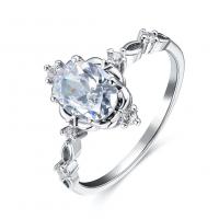 metal anillo, con Ópalo, chapado, diverso tamaño para la opción & para mujer & con diamantes de imitación, más colores para la opción, tamaño:6-10, Vendido por UD