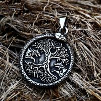 Stainless Steel Pendants 304 Stainless Steel Tree polished vintage & DIY Sold By PC